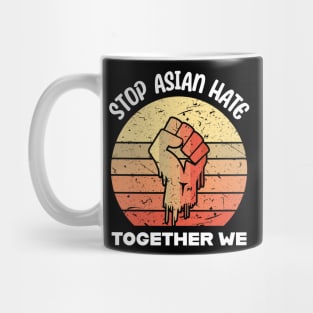 Stop Asian Hate Crimes asian community supporter Mug